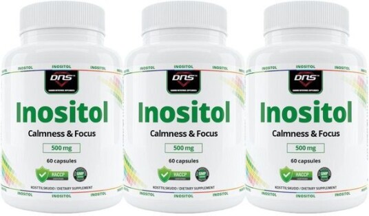 DNS 3-Pack Inositol 500 Mg - 3 X 60 Kapsler DNS 3-Pack Inositol 500 Mg - 3 X 60 Kapsler