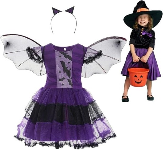 Halloween Heksekostymesett til Barn