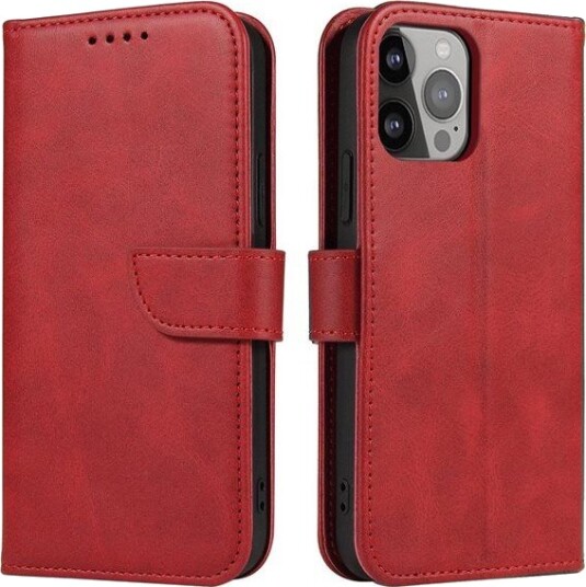 Hurtel Magnetisk Flipdeksel for Samsung Galaxy S25+ Rød