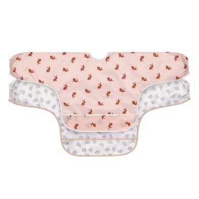 Lässig Sleeve Bib med Catch 2 Pack Little Forest Bunny Lässig Sleeve Bib med Catch 2 Pack Little Forest Bunny