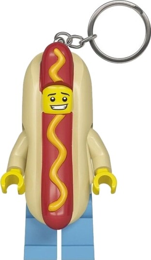 LEGO Iconic Hot Dog Man Nøkkelring med LED-lys