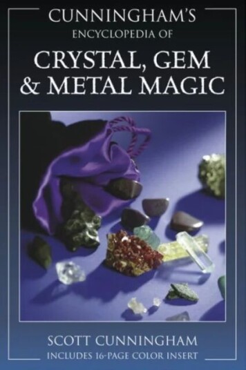 Encyclopaedia Of Crystal, Gem And Metal Magic Av Scott Cunningham