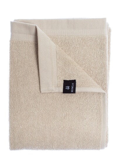Himla Lina Guest Towel Beige Himla MOTHER OF PEARL 30X50CM,50X70CM,70X140CM,100X150CM