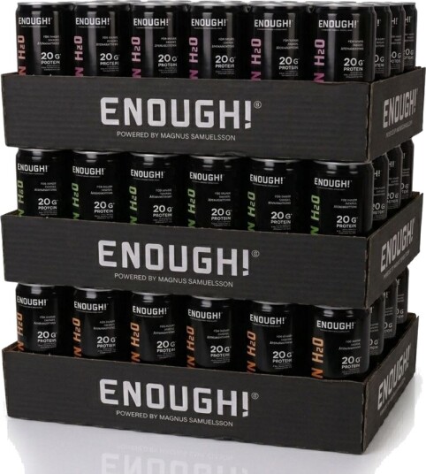 Enough H2O-pakker x 72, proteinvann