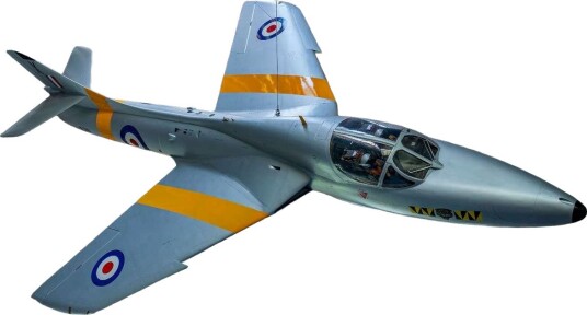 Revell Hawker Hunter T.7/T.7A Modellfly Byggesett 1:32