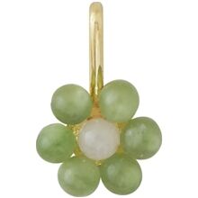 Design Letters MyFlower Charm Gold 7mm Green