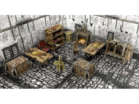 Battle Systems Ltd Battlesystems: Fantasy Village Furniture