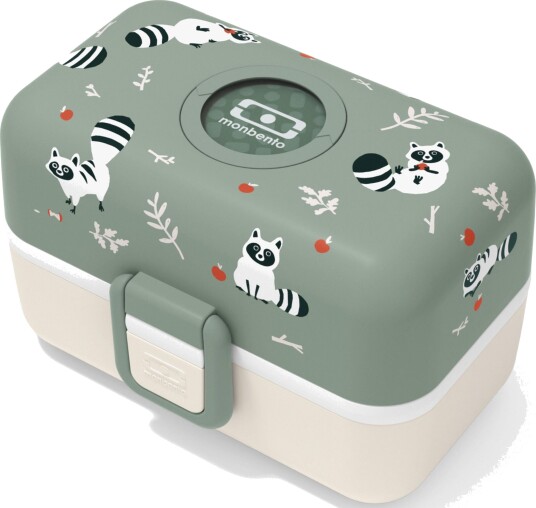 Monbento Matboks Tresor, Grønn Raccoon