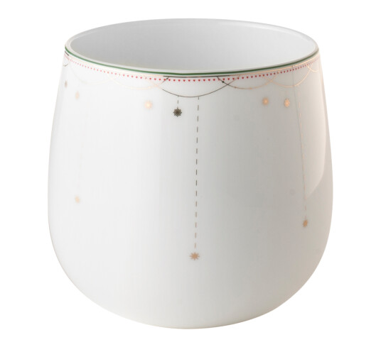 Wik & Walsøe  Julemorgen Girlander krukke 11 cm