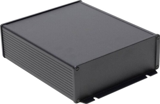 Hammond Electronics 1457U2202BK 220 × 165 × 55 mm Aluminium Sort Kabinett