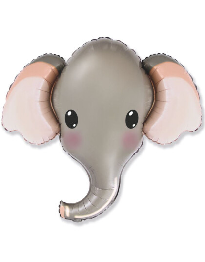 Elefant Folieballong 81x99 cm