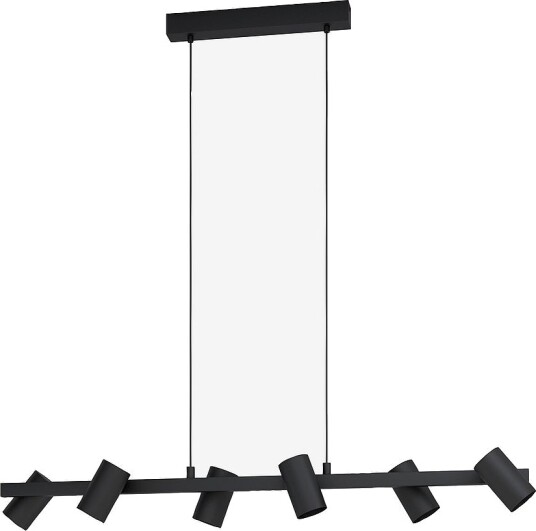 EGLO Pendel Gatuela 1 6 Light Svart Takpendler