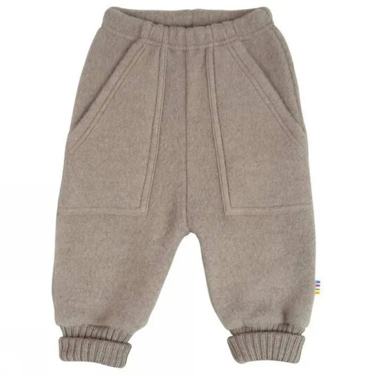 Brune bukser i Softull | Joha | Baby | Sesame Mel | størrelse 80 | 100% Soft Ull til