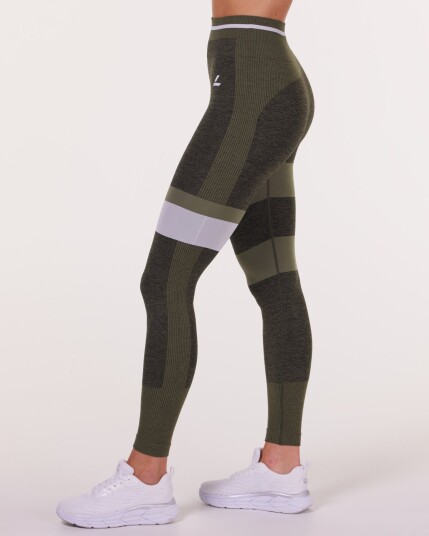 LEVITY Gravity Seamless Tights Green - XS