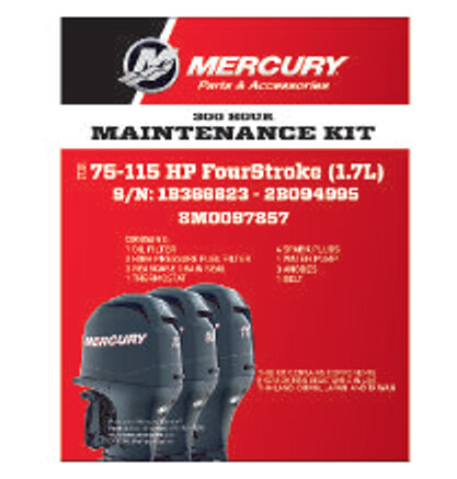 Mercury 75-115HK 1.7l Serv-kit 300HRS Mercury 75-115HK 1.7l Serv-kit 300HRS