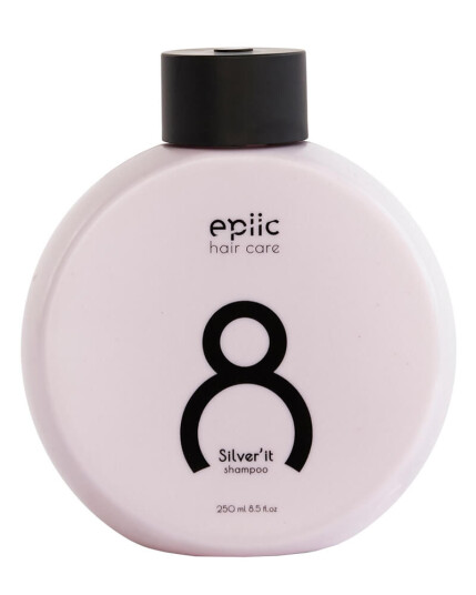 Epiic nr. 8 Silver’it Lilla Sjampo 250 ml for Farget Hår