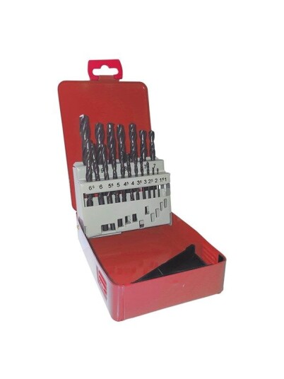 VOLTAGE Twist Drill Set HSS-R Ø1.0-10.0x0.5 mm / 19 pcs.
