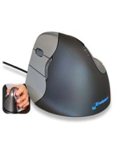 Ergonomic Solutions Evoluent Vertical Mouse venstrehendt optisk 6-knapper svart