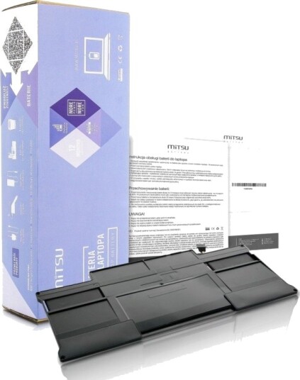 Mitsu-Batteri Til Apple Macbook Air 6480 Mah 7,4 V Bc/Ap-A1377 BC/AP-A1377