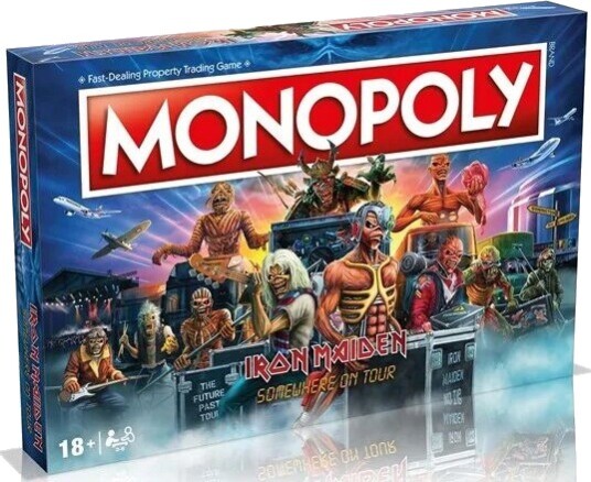 Winning Moves Monopoly Iron Maiden Edition English Winning Moves Monopoly Iron Maiden Edition English