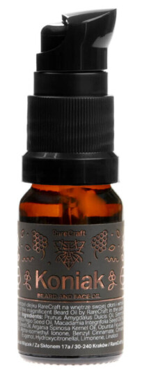RareCraft Koniak, Beard Oil 10 ml