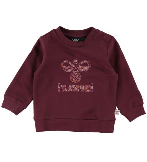 Hummel Collegegenser HmlLime Windsor Wine 1 år 80 Collegegenser Lilla