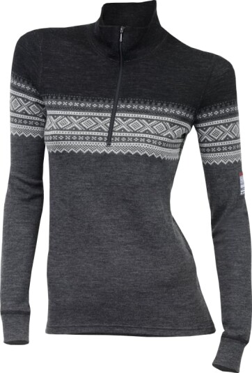 Aclima Women's DesignWool Marius Mockneck XS, Norefjell