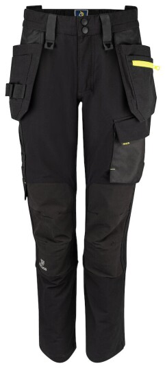 Projob 5564 Handverksbukse Stretch Dame Black C36