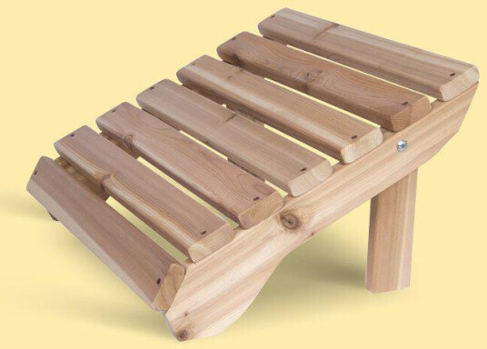 Canadian Outdoor Klassisk Adirondack Fotskammel Canadian Outdoor Klassisk Adirondack Fotskammel