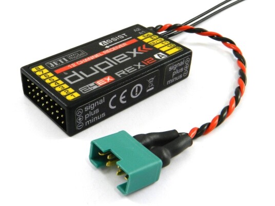 Jeti Duplex 2.4GHz REX 12 Assist Mottaker 12ch