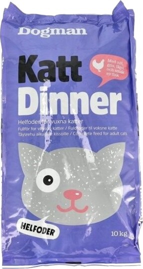 Dogman Dinner Kattefr 10Kg