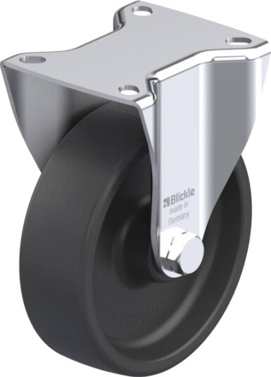 Blickle 754114 Bk-Pohi 125G-1 Fast Hjul, Hjuldiameter 125 Mm, Bæreevne Maks. 300 Kg (1 Stk.)
