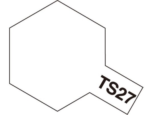 Tamiya TS Spray Lakk : Matt White TS-27 100ml Tamiya TS Spray Lakk : Matt White TS-27 100ml