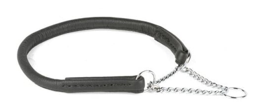 Feel Leather Feel Round Rundt Halvstrup Svart (45-60 cm)
