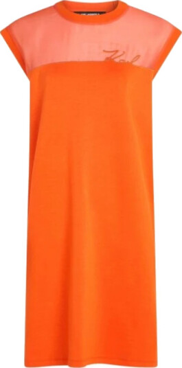 Karl Lagerfeld Dame Kjoler Oransje L,