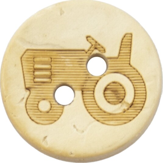 Kort Og Godt Knapp Traktor 15 mm KN483