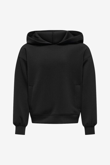 Kids Only Hettegenser kogAlina L/S Hood Swt Svart