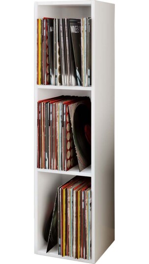 LP Platto3 hylle for LP 3 hyller hvit.