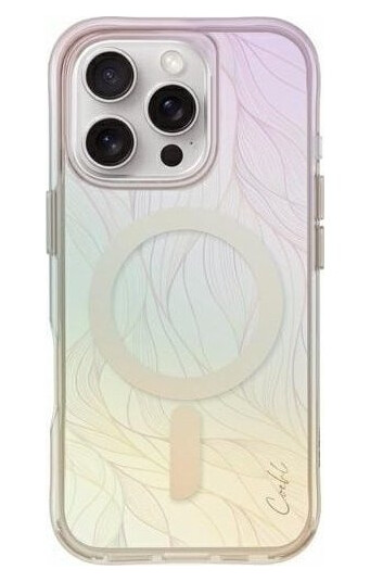 Uniq Uniq Case Coehl Willow Iphone 16 Pro 6.3" Magnetic Charging Opal/Iridescent
