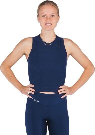 FUSION Gym Tanktop Dame Navy XL