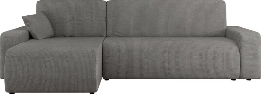 Barile Sovesofa med Sjeselong 3 seter i Plysj Grå