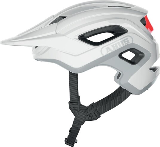 Abus CliffHanger MTB hjelm shiny white Abus CliffHanger MTB hjelm shiny white