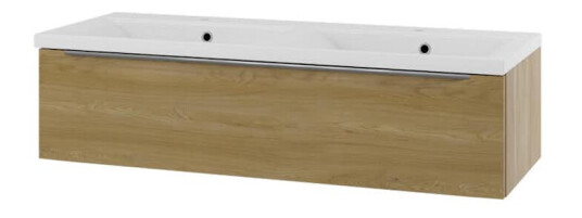 Servantskap Linn Bad Mari 120 cm 1 Skuff Dobbel 120512D1S Servantskap Linn Bad Mari 120 cm 1 Skuff Dobbel 120512D1S