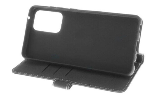 Insmat Flip-Cover Lommebok Samsung Galaxy A53 5G Ekte Skinn Svart