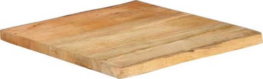 Bordplate 40x40x2,5 cm naturlig kant heltre mango Bordplate 40x40x2,5 cm naturlig kant heltre mango