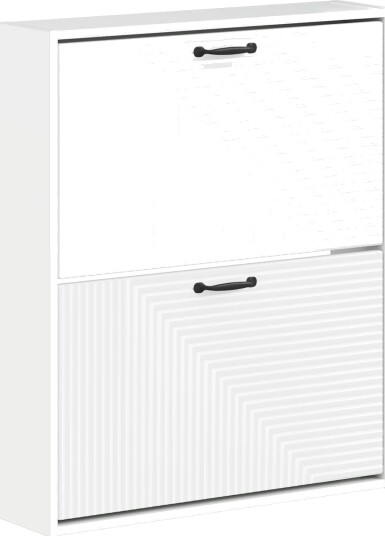 vidaXL Vegghengt skoskap HAARLEM 71 x 17 x 86 cm Konstruert tre vidaXL Vegghengt skoskap HAARLEM 71 x 17 x 86 cm Konstruert tre