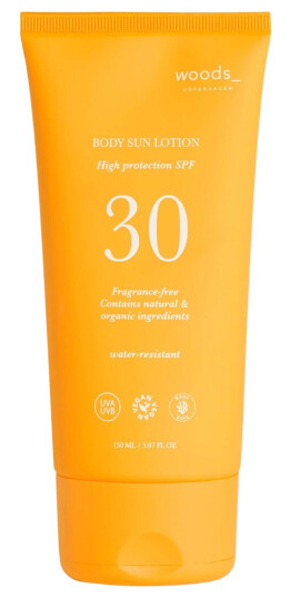 Woods Copenhagen Solkrem SPF 30 for Kroppen - 150 ml