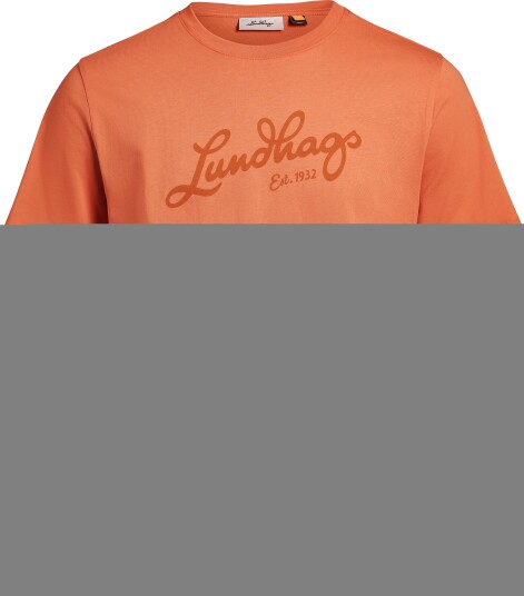 Lundhags Men"s Järpen Logo T Shirt Cayenne M