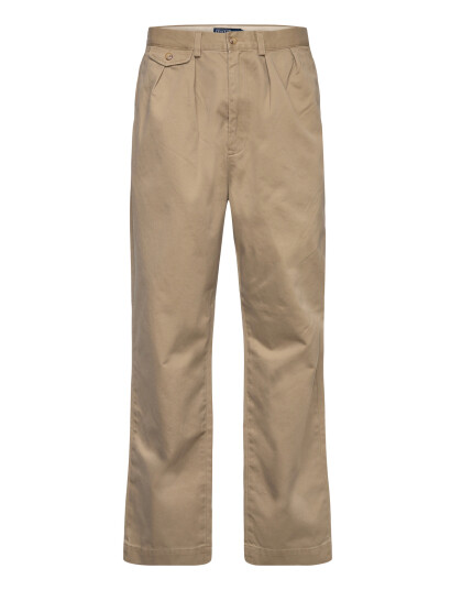 Polo Ralph Lauren Whitman Relaxed Fit Pleated Chino Pant Beige 38 x 32