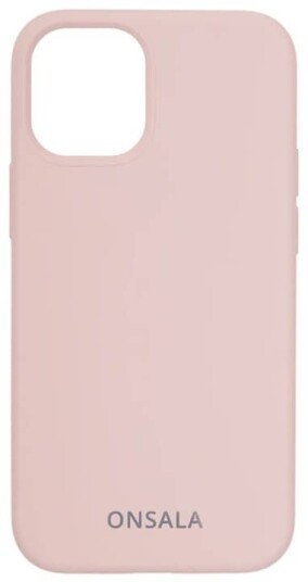 Onsala Silikon Mobildeksel i Sand Rosa for iPhone 12 Mini